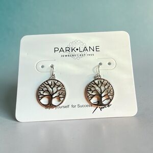 Park Lane Silver Tree of Life Dangle Earrings